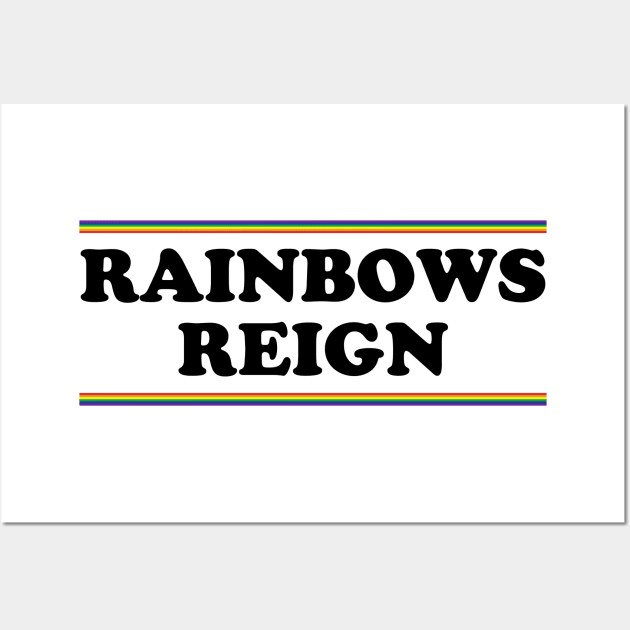 Rainbows Reign Wall Art by lavenderhearts